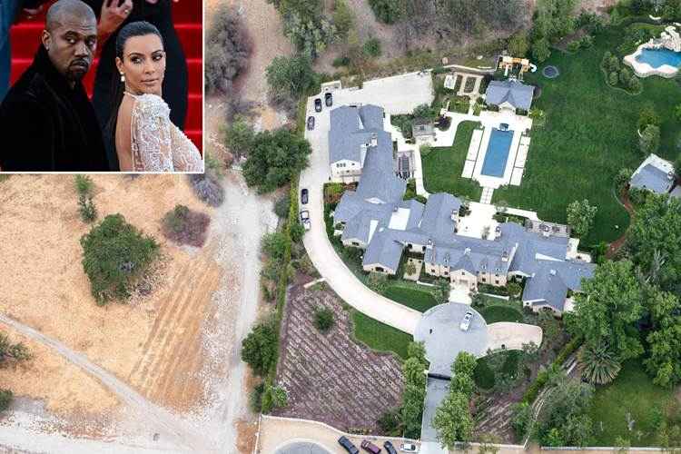 Casa da socialite Kim Kardashian e do músico Kanye West