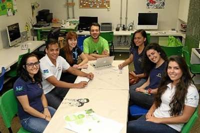 Ana Carolina Pereira, Aldo Felicíssimo, Ana Carolina Fonseca, Otávio Andrade, Gabriela Vieira, Luísa Sabino e Bárbara Morais entraram para o MEJ para turbinar a graduação