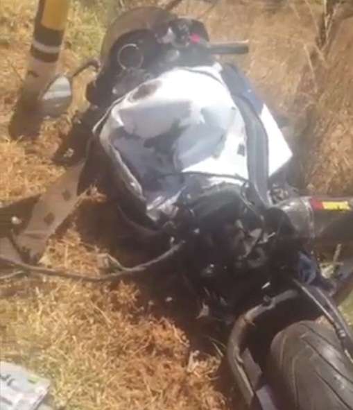 Acidente ocorreu entre Alexânia e Abadiânia. Motocicleta tinha placa de Brasília