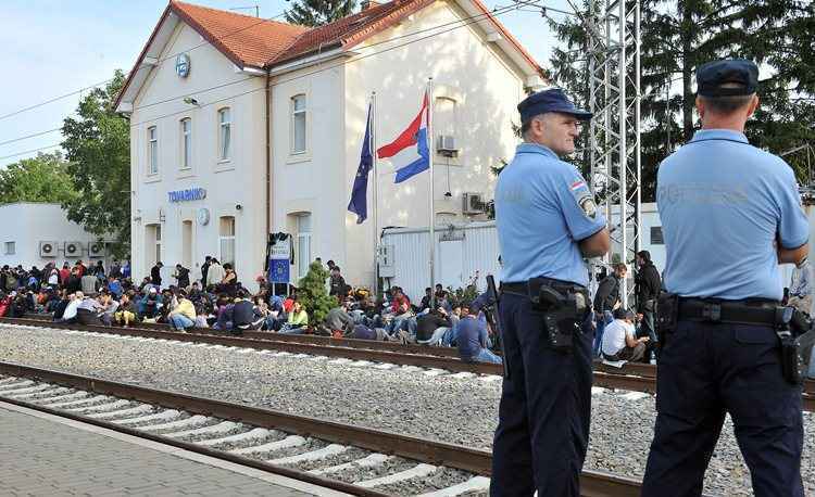 Refugiados descobriram uma nova rota, via Croácia, para a Alemanha