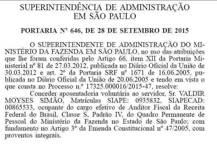 Ministro da Controladoria fica no cargo apesar disso, diz assessoria. Sindicalistas relatam que governo quer fatiar órgão entre ministérios e tirar seu poder de fiscalização