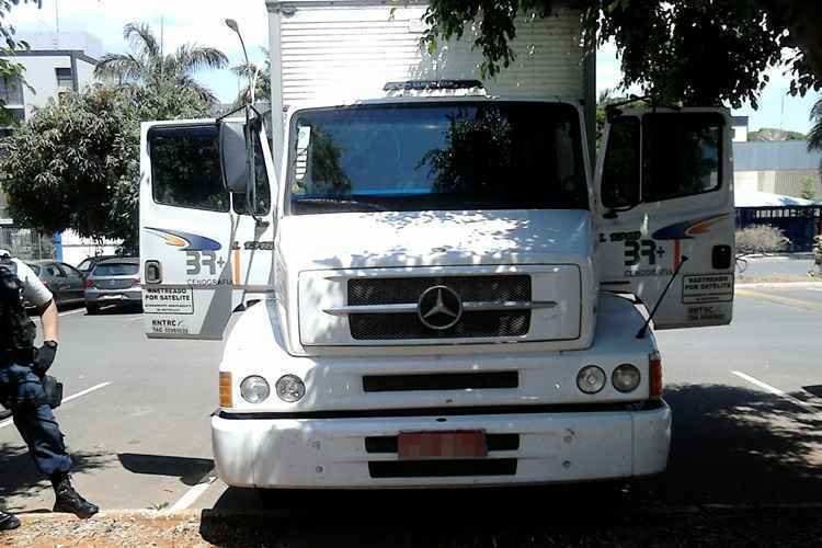 Caminhão roubado em São Paulo