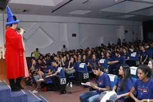 Alunos do Colégio Marista participam de evento promovido pela escola para preparar os estudantes na reta final para as provas