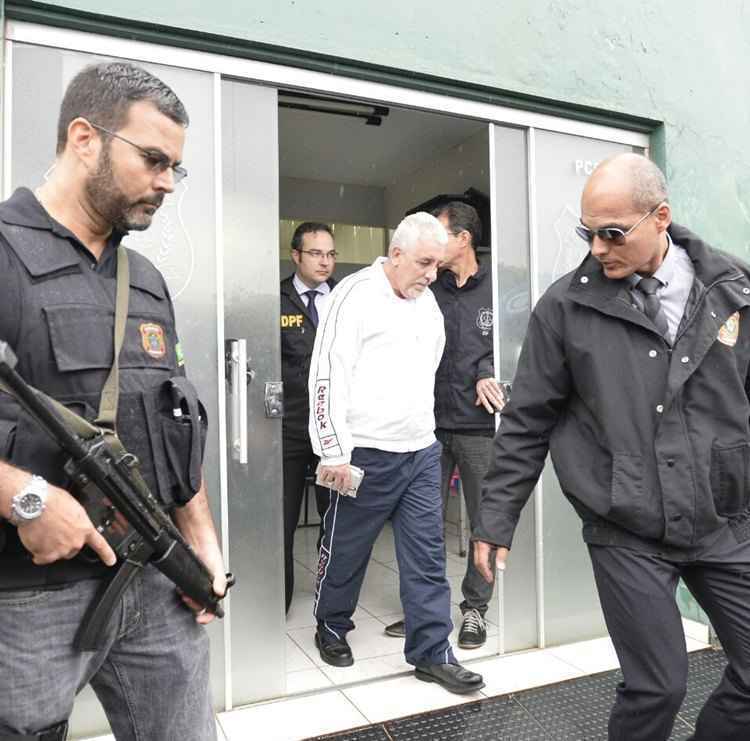 Antes de ir para o Complexo da Papuda, Pizzolato fez exame de corpo de delito no IML