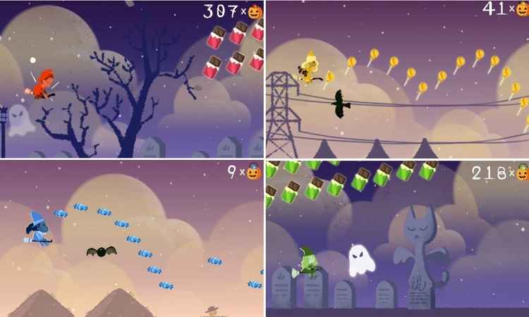 Google lança jogo em sua página inicial para comemorar o Halloween