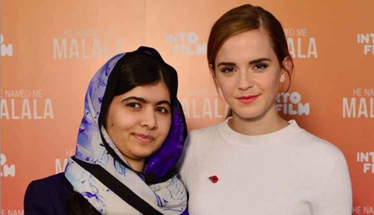 Malala Yousafzai e Emma Watson