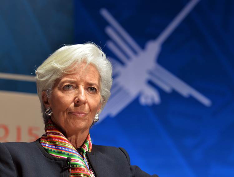 Para diretora-geral do FMI, Christine Lagarde, 