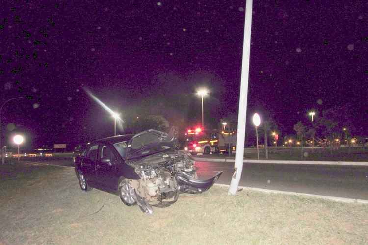 Os militares não encontraram ninguém no carro