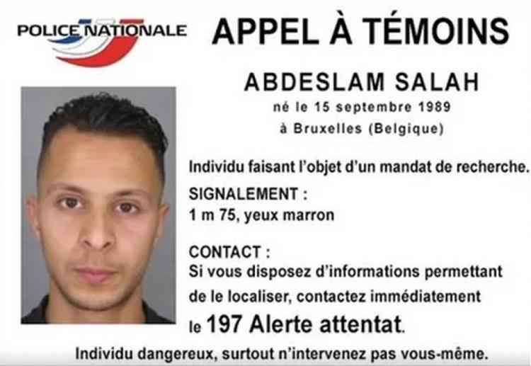 Abdeslam Salah, 26 anos, é procurado na França e aumenta a ramificação belga