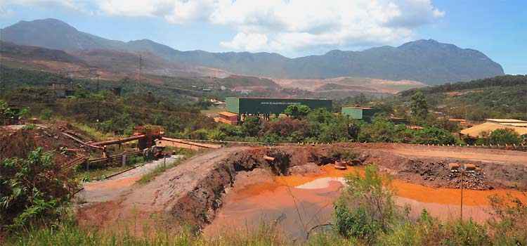 Instalação da Mina da Alegria, da Vale, que também controla a Samarco: multada, empresa alegou 