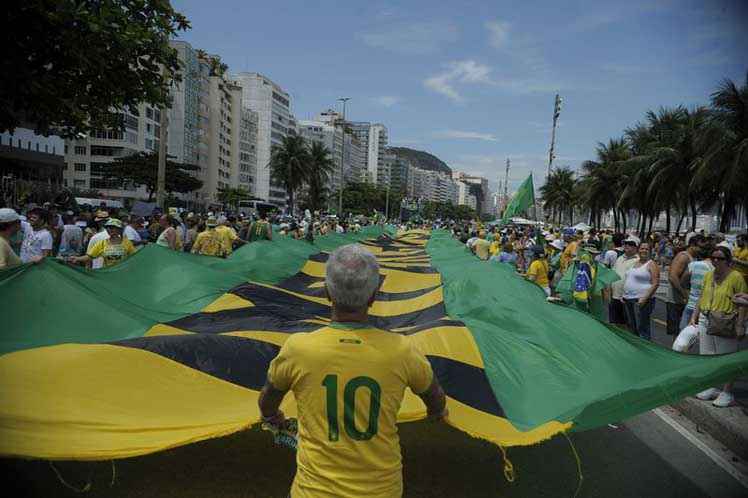 Manifestações em Capacabana