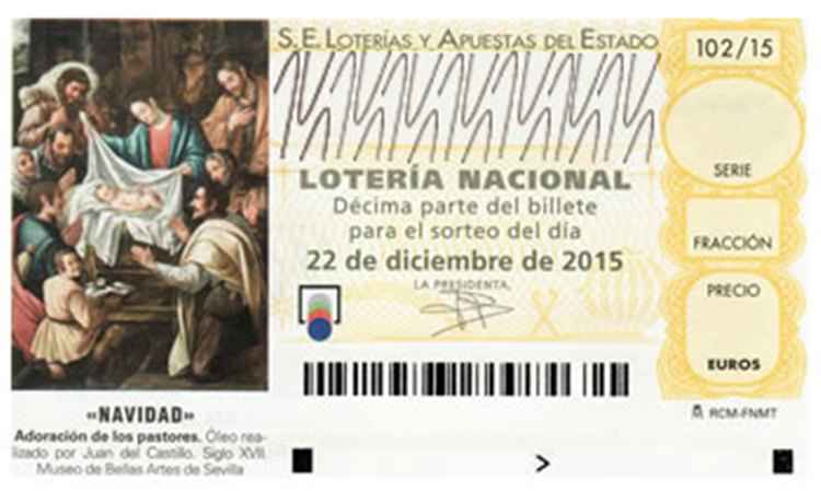 Números sorteados pela loteria espanhola