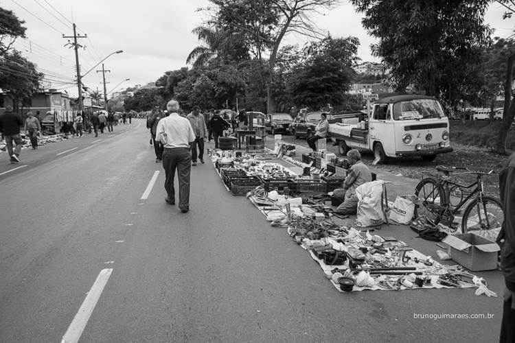 Feira livre em Juiz de Fora aonde a câmera foi comprada