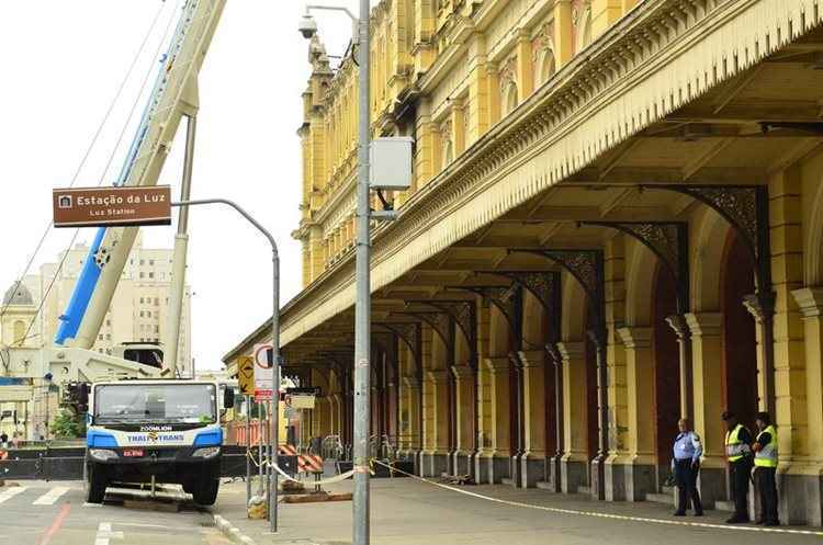 Circulação estava suspensa desde o incêndio no Museu da Língua Portuguesa há 15 dias