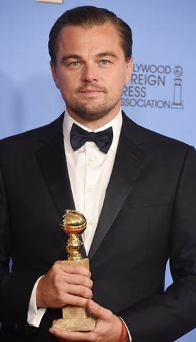 Ganhador do Globo de Ouro, Leonardo DiCaprio está na disputa, como favorito