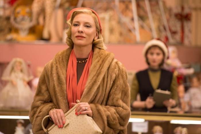 Cate Blanchett desbancou a colega dela em Carol: Rooney Mara agora é coadjuvante na lista