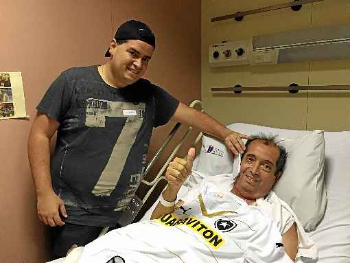 Welson Oliveira, transplantado no ano passado: 