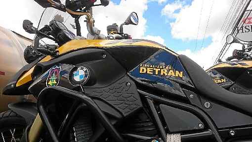 GDF descartou as motos, já com a marca do Detran, e pediu que as novas sigam 