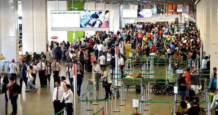 Terminal de Brasília ficou lotado de passageiros