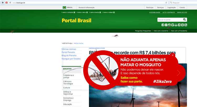 Após acertar o mosquito com um 