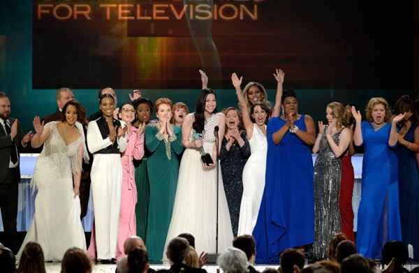 Elenco de 'Orange is the new black' na cerimônia do SAG Awards