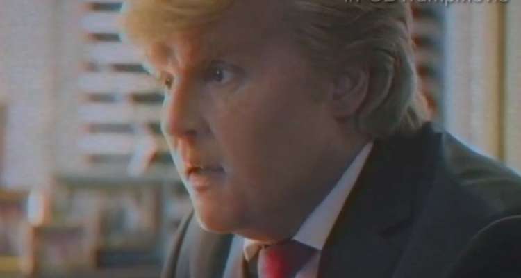 Johnny Depp como Donald Trump