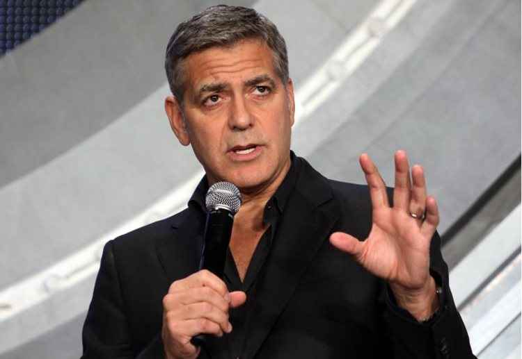 Merkel e Clooney conversaram sobre a política de refugiados