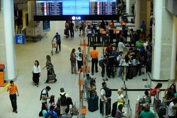 Aeroporto Internacional de Guarulhos, em São Paulo, foi o terminal com maior índice de atraso, registrando 9,46% dos voos fora do horário programado