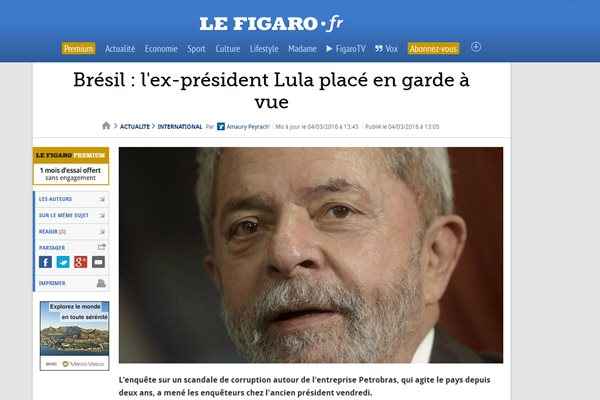 Clarín, The New York Times e outros noticiam que o escândalo da Petrobras chegou no ex-presidente do Brasil