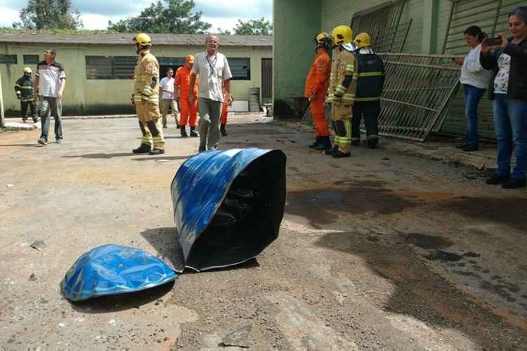 A explosão aconteceu no momento em que o produto era remanejado para outro recipiente menor