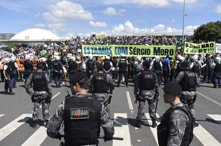 O efetivo, segundo a Secretaria de Segurança Pública e Paz Social, busca garantir a segurança e a ordem pública na Esplanada dos Ministérios