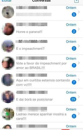 Entre ameaças à família e pedidos para votar contra o processo, o deputado Aliel Machado (Rede-PR) disse que o smartphone travou várias vezes por causa do excesso de mensagens