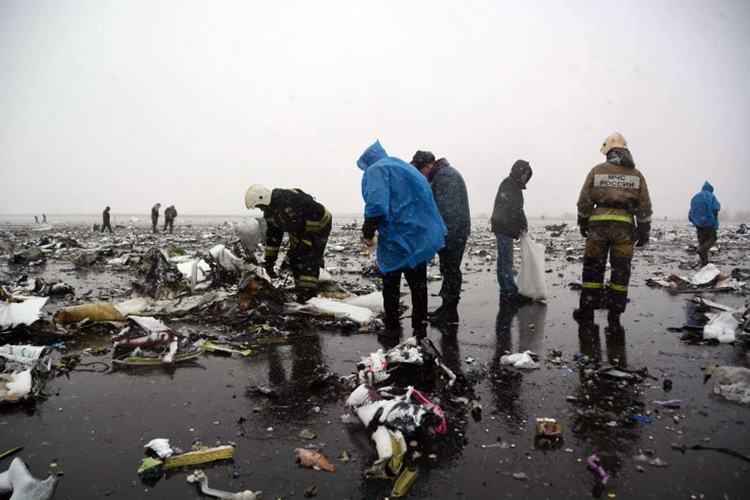 Acidente foi no Aeroporto de Rostov-on-Don. Sessenta e duas pessoas morreram