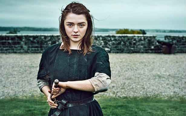 A britânica Maisie Williams vive Arya Stark em Game of thrones