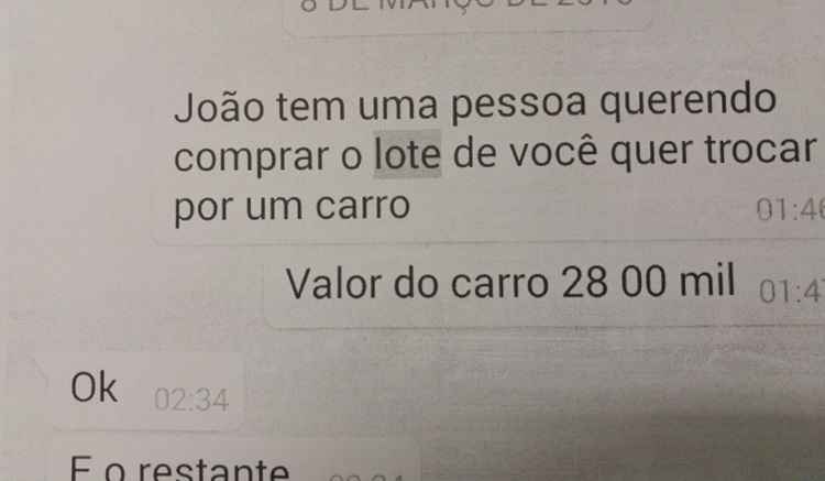 Cada pedaço de terra, localizado no Sol Nascente, era comercializado por R$ 28 mil