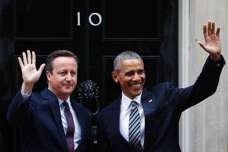 David Cameron e Barack Obama se encontraram nesta sexta-feira (22/4) em Londres