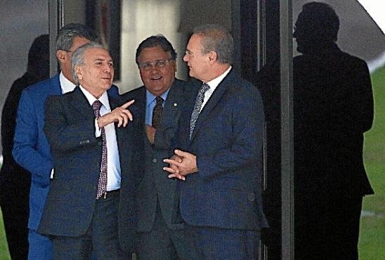 Temer e Calheiros encontraram-se ontem: promessa de reforma do Estado, mas sem comentários sobre Maranhão