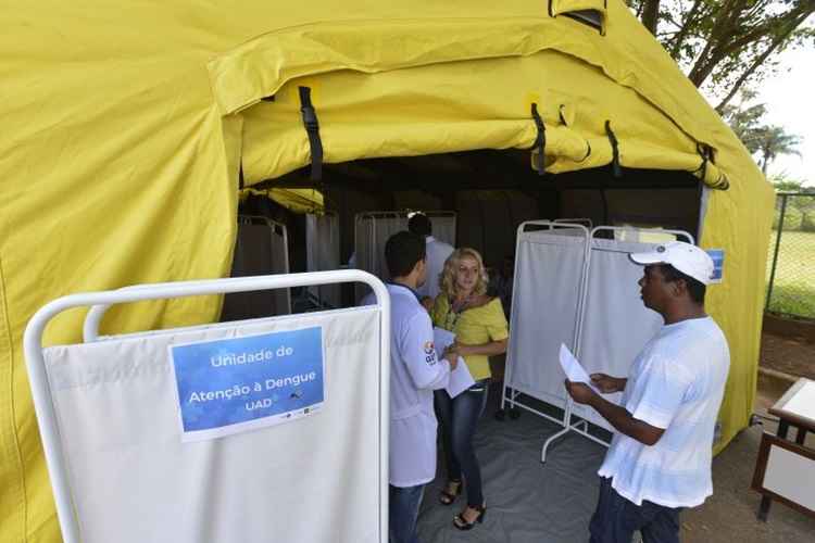 A tenda de Brazlândia fez mais de 11 mil atendimentos