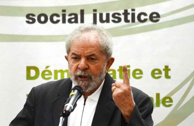 Em nota, o Instituto Lula informou que o ex-presidente 