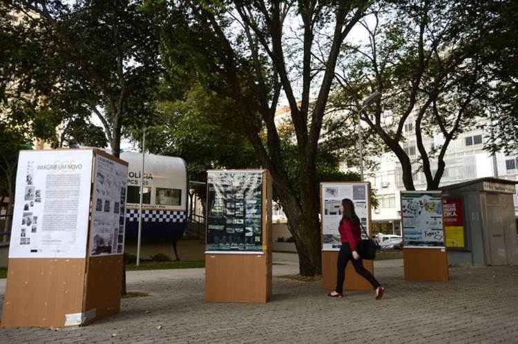 A exposição Imagine um novo SCS está instalada na Praça Central da localidade, onde ficará até esta quinta-feira: chance para a qualidade de vida