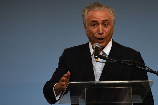 Michel Temer: 'Fico honrado com a lembrança de meu nome como possível candidato em 2018'