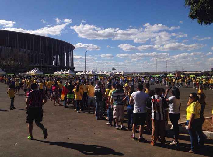 A Seleção Brasileira entre em campo às 16h, em jogo contra a África do Sul