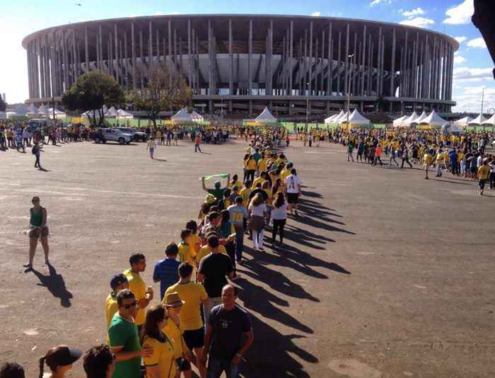 A Seleção Brasileira entre em campo às 16h, em jogo contra a África do Sul