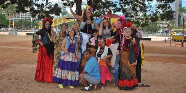 Integrantes do projeto Filhos da flor