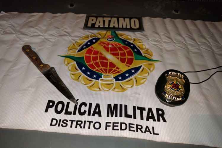 Suspeito preso entregou à Polícia Militar a arma usada no crime