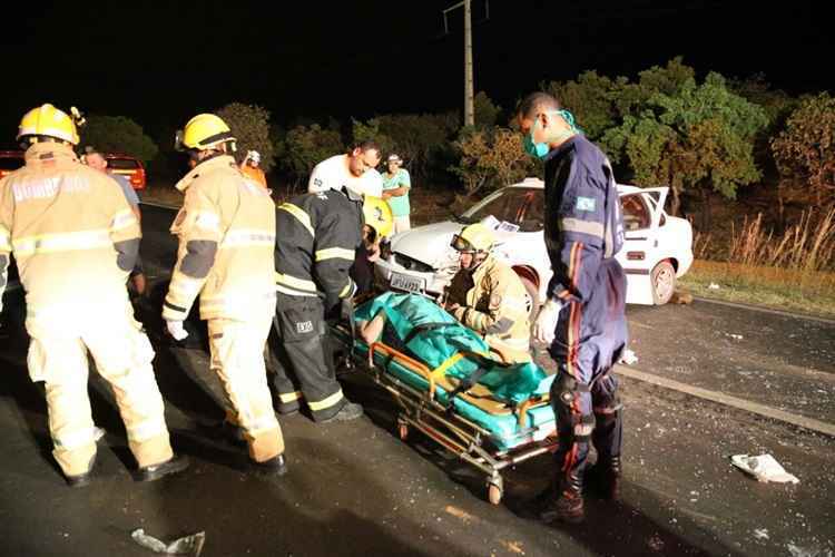 Por sorte, apesar da quantidade de feridos, ninguém ficou em estado grave