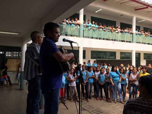 Chico de Assis e João Santana: projeto percorrerá escolas do DF e do Entorno