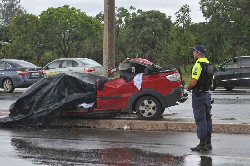 Média mensal de mortes nas pistas do DF sobe 10% em relação ao ano passado