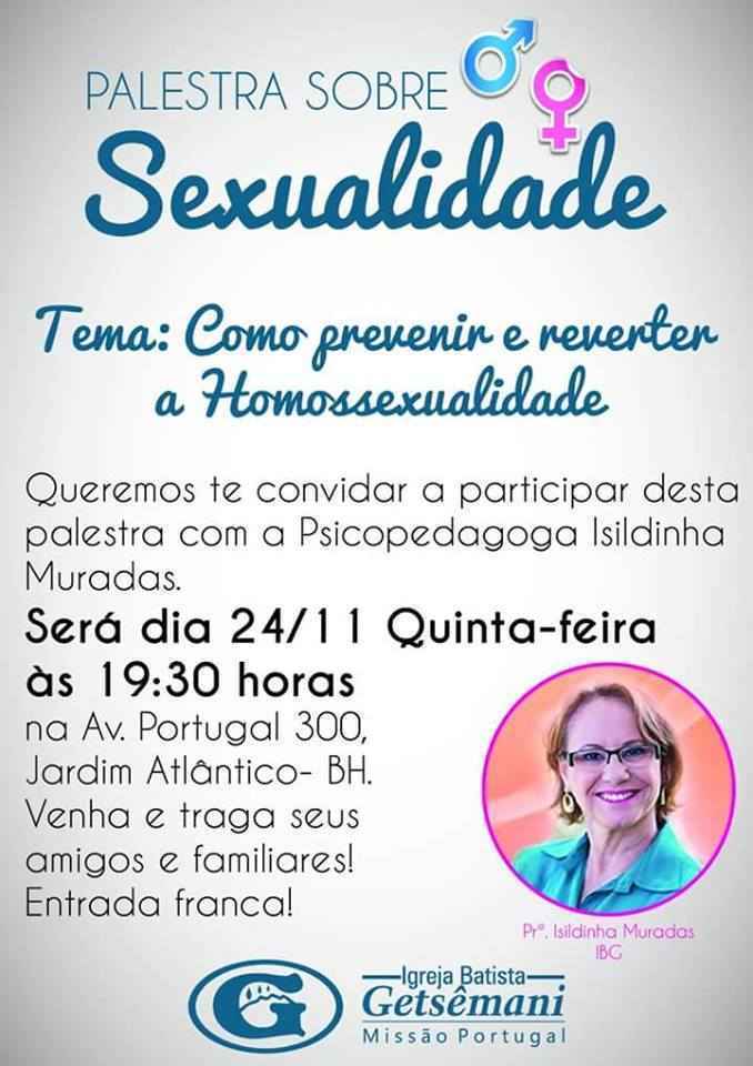 Palestra de pastora para 'reverter homossexualidade' gera revolta na web