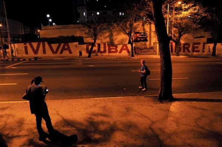 Rua de Havana na manhã deste sábado (26/11)